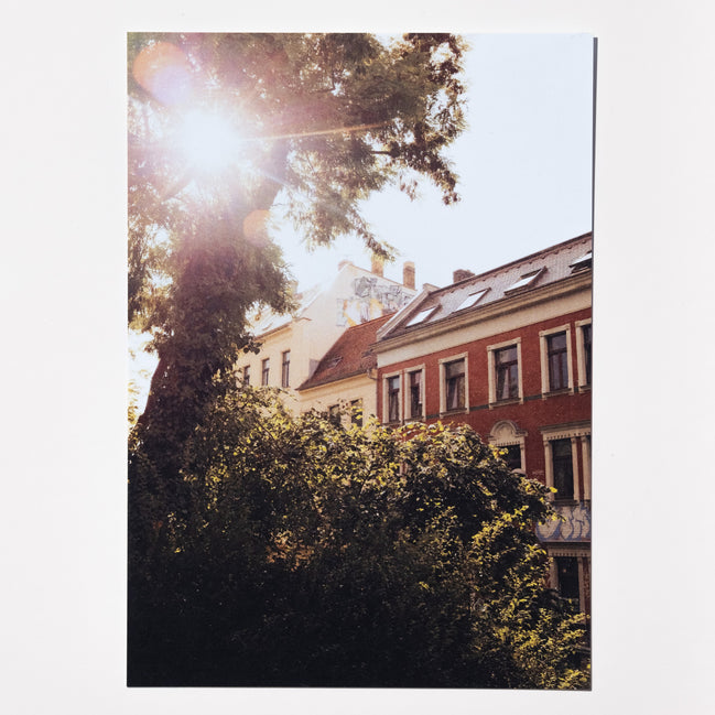 Herderpark – Postkarte als Streetart-Fotokunst aus Leipzig, elbracho
