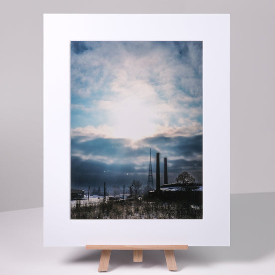 Winterhimmel – Edition als Streetart-Fotokunst aus Leipzig, elbracho