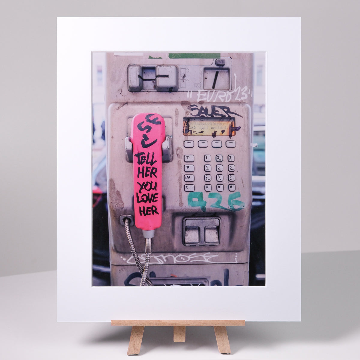 Alte Telefonzelle – Edition als Streetart-Fotokunst aus Leipzig, elbracho