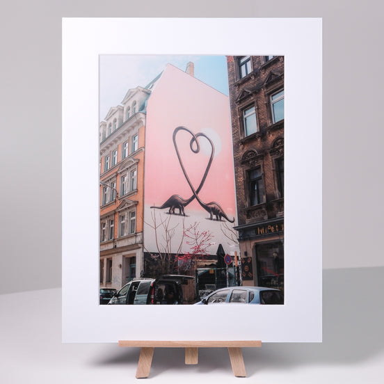 Dinolove – Edition als Streetart-Fotokunst aus Leipzig, elbracho