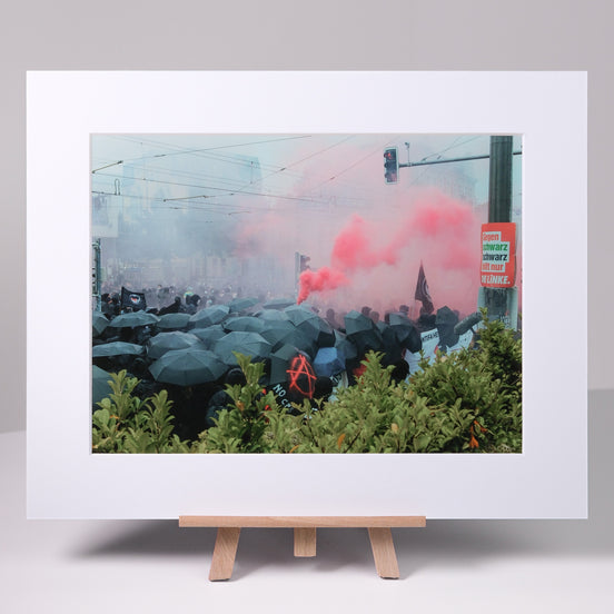 Connewitzer Kreuz – Edition als Antifa- und Streetart-Fotokunst aus Leipzig-Connewitz, elbracho