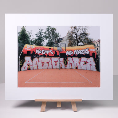 Basketballplatz – Edition als Streetart-Fotokunst aus Leipzig, elbracho