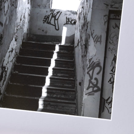 Stufen ins Licht: Ausschnitt der Original-Fotografie, elbracho Edition aus Leipzig