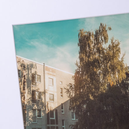 Paunsdorf, fotografiert in Leipzig – Ausschnitt des Fotoprints von elbracho