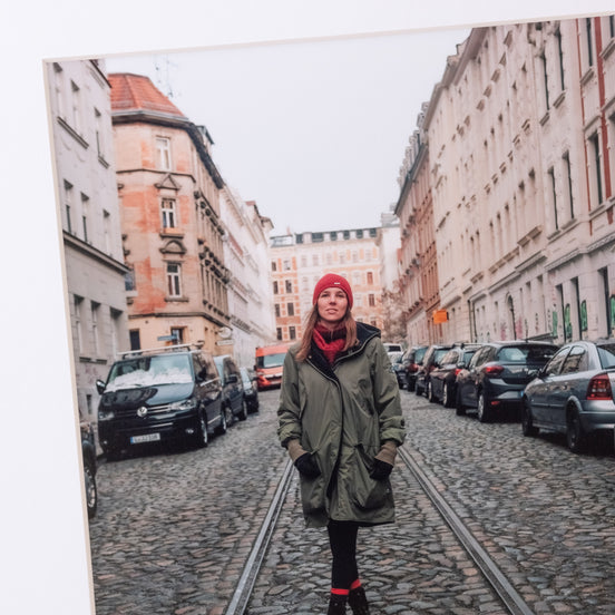 Maren, fotografiert in Leipzig – Ausschnitt des Fotoprints von elbracho