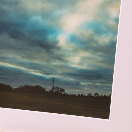 Wolkenbruch Edition – Blick auf den Fotoabzug im Detail, elbracho