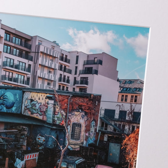 Alte Tille, fotografiert in Leipzig – Ausschnitt des Fotoprints von elbracho