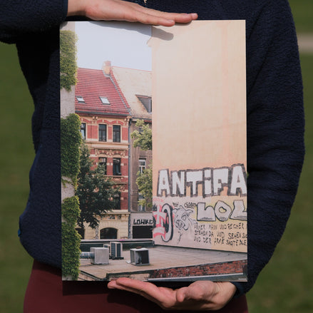 Antifa – Poster als Antifa- und Streetart-Fotokunst aus Leipzig, elbracho