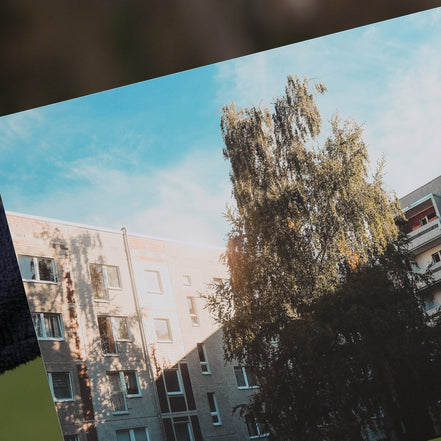 Paunsdorf Poster – Blick auf den Fotodruck im Detail, elbracho