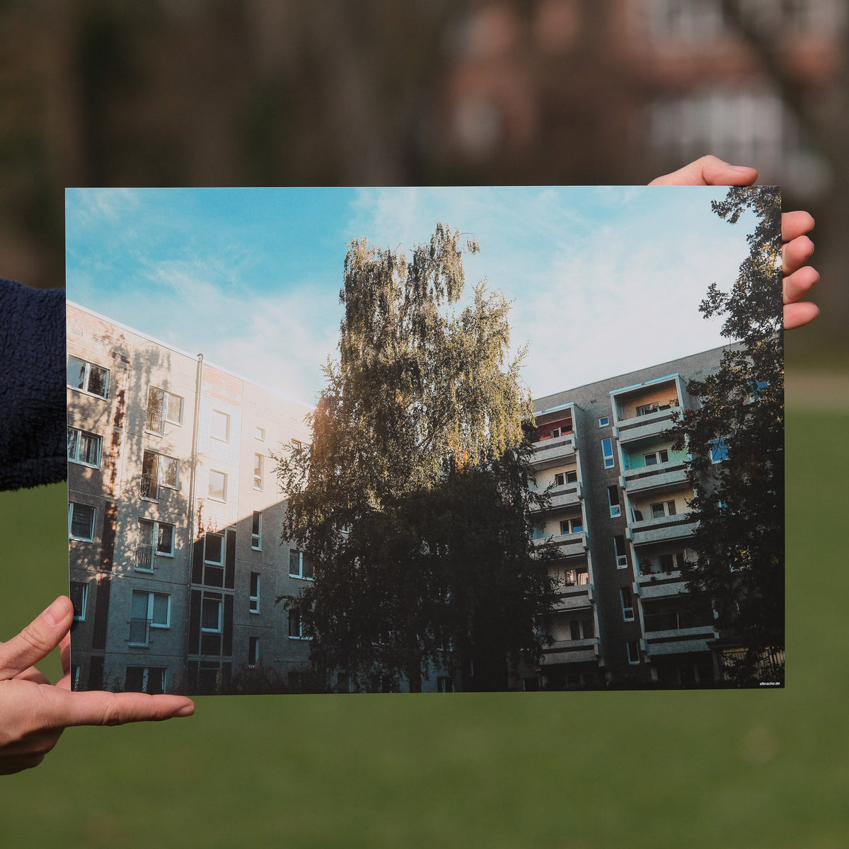 Paunsdorf – Poster als Streetart-Fotokunst aus Leipzig, elbracho